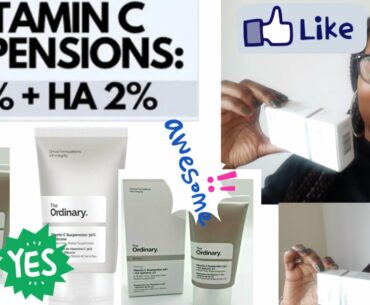 VITAMIN C FACE SERUM | THE ORDINAIRY  VITAMIN C SERUM REVIEW