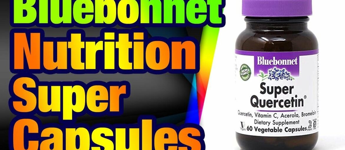 Bluebonnet Nutrition Super Quercetin Vegetable Capsules, Vitamin C Formula, Best for Seaso
