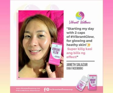 LOOK  RADIANT WITH VIBRANT GLOW! Vibrant Gluta Glow/ Vibrant Vit C