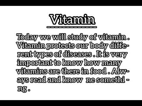 Study of Vitamin
