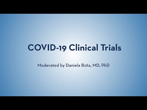 COVID-19 Clinical Trials - Zaia, Matthay, Groysman, Wong