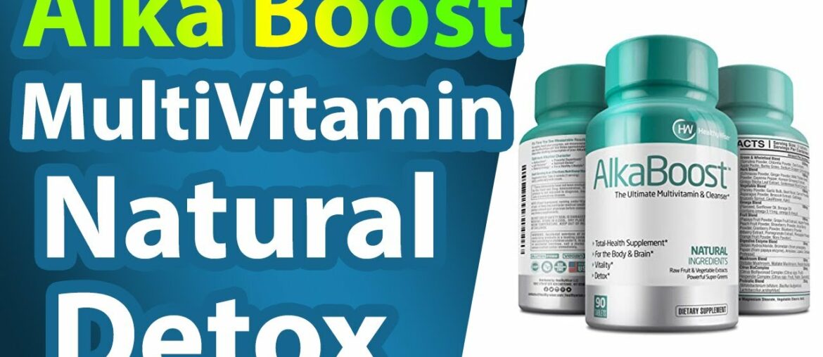 Alka Boost MultiVitamin for Healthy pH Balance, Alkaline Booster & Immune System Support.