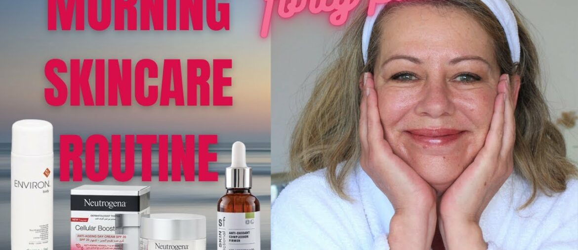 Morning Skincare Routine | Neutrogena Cellular Boost | Vitamin C | Mature Skin