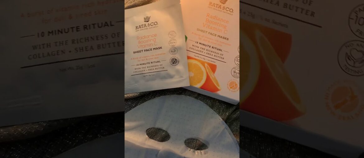 RATA & CO VITAMIN C SHEET MASK