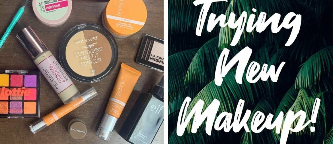 Trying Some New Makeup! E.l.f , Lottie London, Hard Candy, Makeup Revolution..