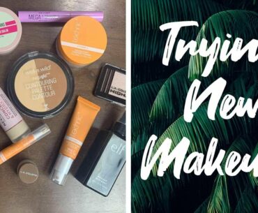 Trying Some New Makeup! E.l.f , Lottie London, Hard Candy, Makeup Revolution..