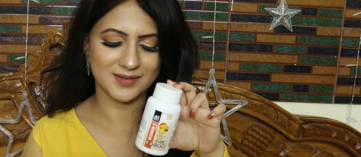 Vitamin C for glowing skin, healthy hair and immunity | AE Naturals Vitamin C Capsules Review