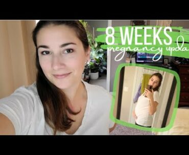 8 Weeks Pregnancy Update Vlog + Belly Shot | Taking a New Vitamin to Fix the Morning Sickness