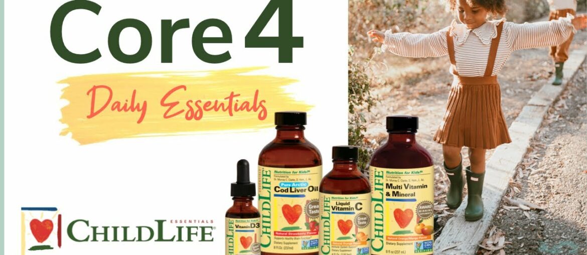 Core 4 Daily Essentials: Liquid Supplements for Children