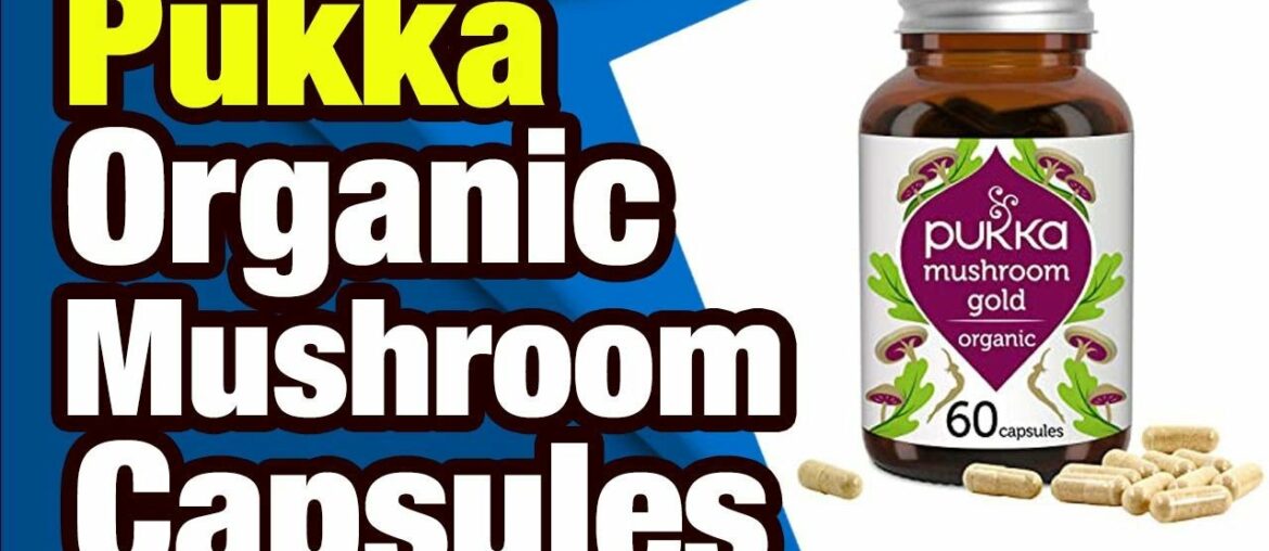 Pukka Organic Herbal Supplements Mushroom Gold 60 Capsules
