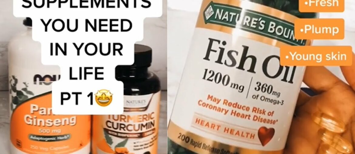 Supplements You Need in Your Life Pt 1
