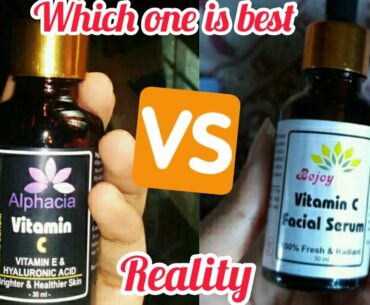 best vitamin c serum alphacia v/s bejoy serum #vitamincserumreview #vitamincserumbenefit #vitaminc