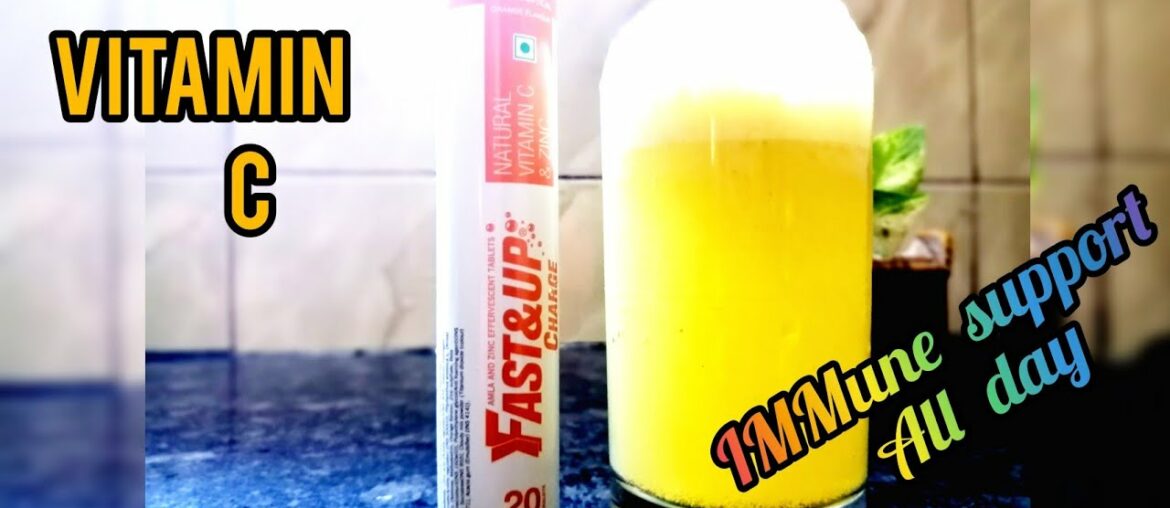 VITAMIN C ||IMMUNITYBOOSTER||FAST&UP CHARGE WITH NATURAL ZINC ||