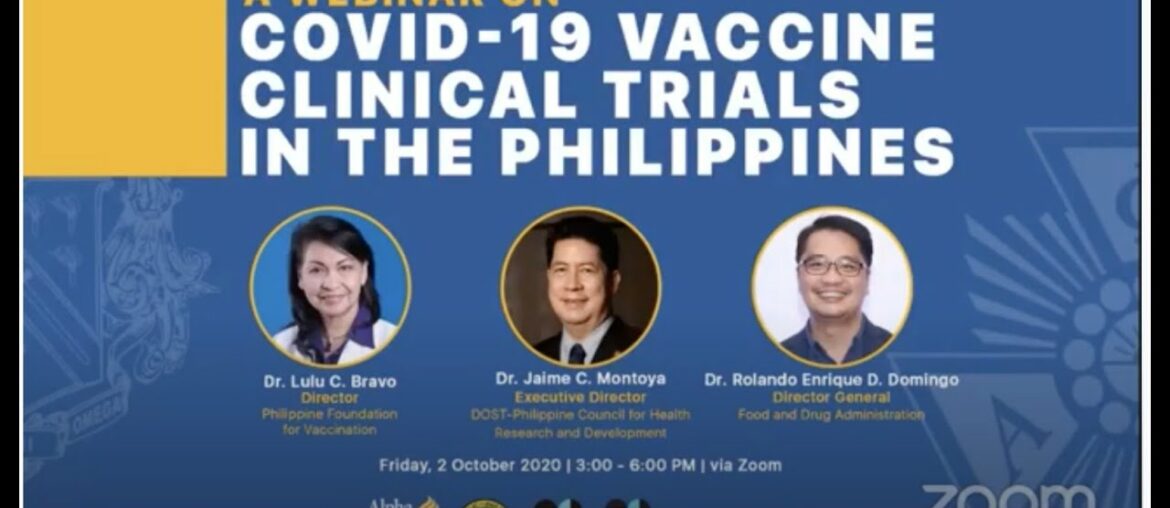Webinar PH COVID 19 Vaccine Clinical Trials
