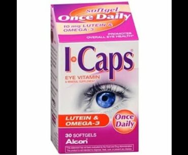 Systane ICaps Eye Vitamin & Mineral Supplement, Lutein & Zeaxanthin Formula, 120 Coated Tablets