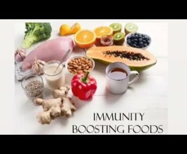 Immunity Boosting foods.  please watch up to full