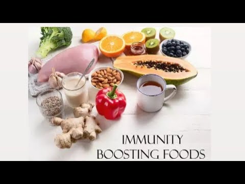 Immunity Boosting foods.  please watch up to full