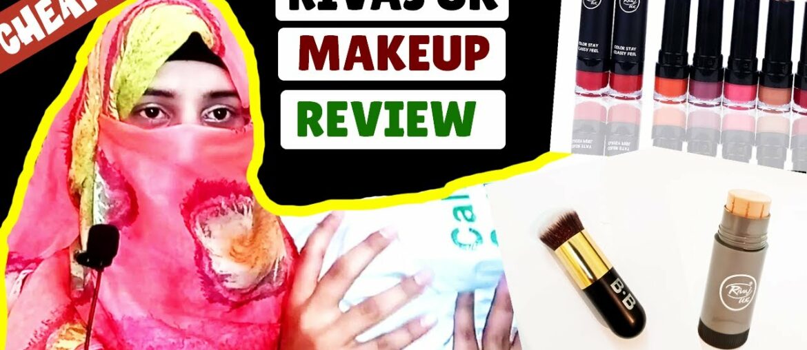 RIVAJ UK MAKEUP REVIEW || SUPER AFFORDABLE || PAKISTANI MAKEUP BRAND || ONE BRAND MAKEUP (cheapest)