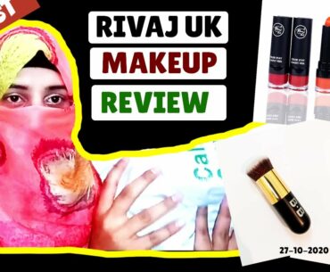 RIVAJ UK MAKEUP REVIEW || SUPER AFFORDABLE || PAKISTANI MAKEUP BRAND || ONE BRAND MAKEUP (cheapest)