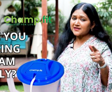 Inhale steam everyday to keep yourself away from Virus & Flu