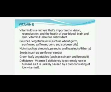 S5 BA/BSC/BBA HEALTH AND FITNESS EDUCATION VITAMIN PART 1