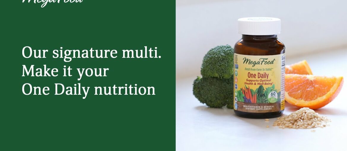 MegaFood One Daily Multi for optimal health & wellness