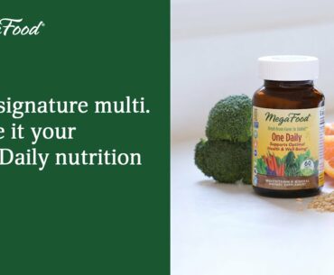 MegaFood One Daily Multi for optimal health & wellness