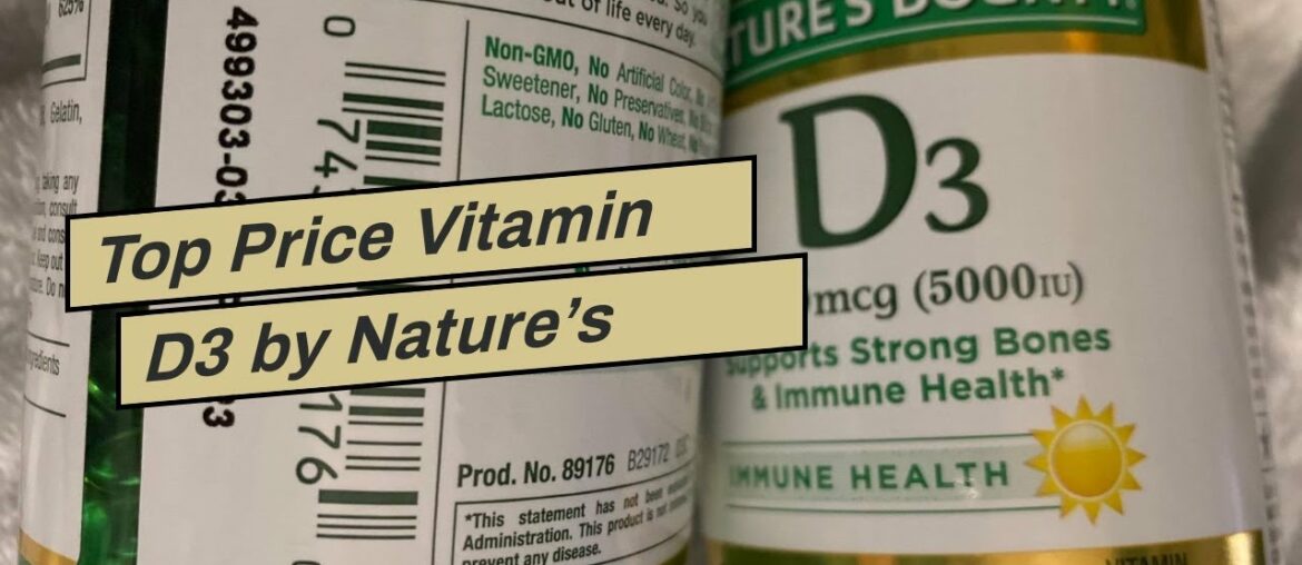 Best Price Vitamin D3 by Nature’s Bounty for Immune Support. Vitamin D Provides Immune Support...