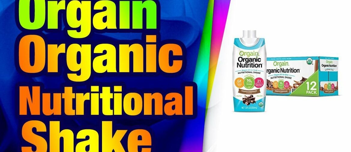 Orgain Organic Vegan Plant Based Nutritional Sh ake, Smooth Chocolate - Meal Replacement, 1