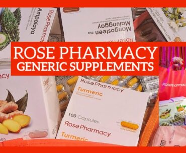 ROSE PHARMACY | GENERIC SUPPLEMENTS | DEFEND YOUR HEALTH | TheDentistIsOut | 2020 | CEBU