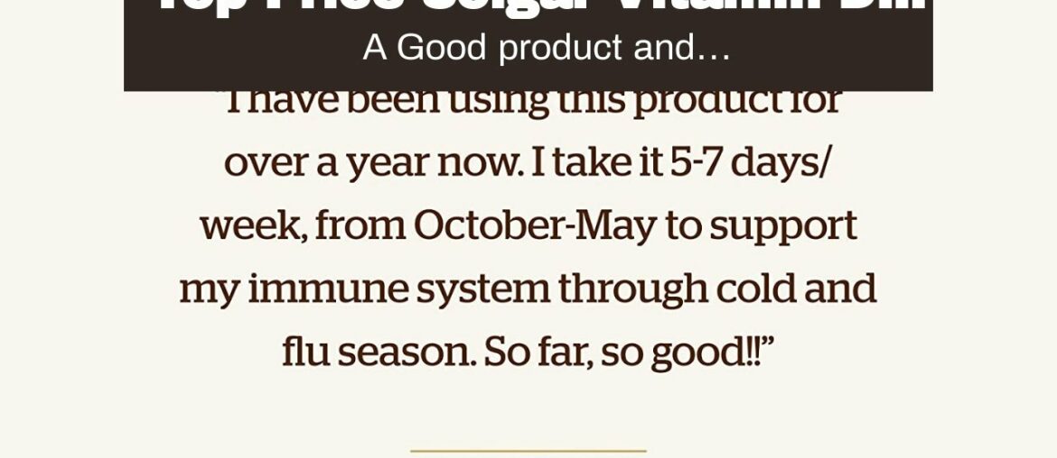 Deal Solgar Vitamin D3 (Cholecalciferol) 250 MCG (10,000 IU), 120 Softgels - Helps Maintain Hea...