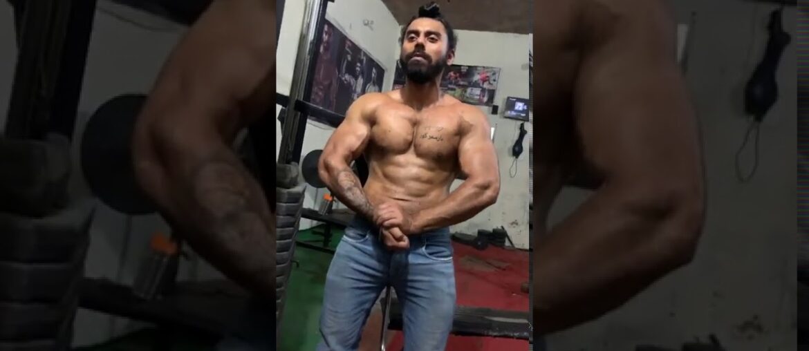 #Protein effect Muscle posing Amritsar protein and supplement shop