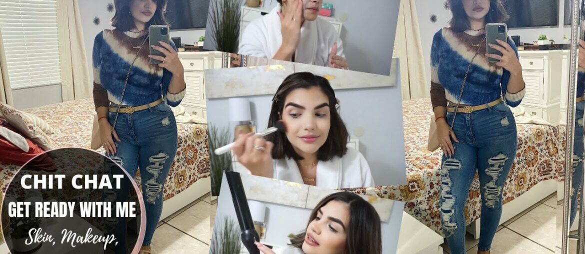 I DYED MY HAIR! Chit Chat GRWM (Skincare routine, Makeup, Hair & Outfit)