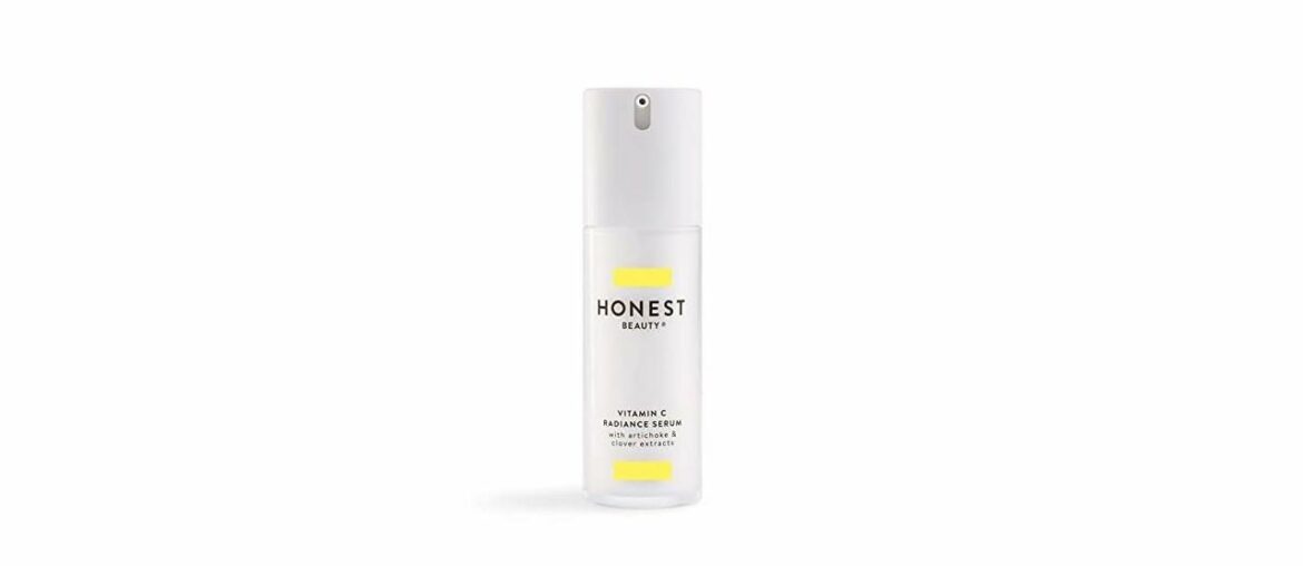 Honest Beauty Vitamin C Radiance Serum with Artichoke & Clover Extracts | Paraben Free, Dermatologi