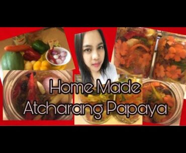 Atcharang Papaya {Atsara Na Papaya}