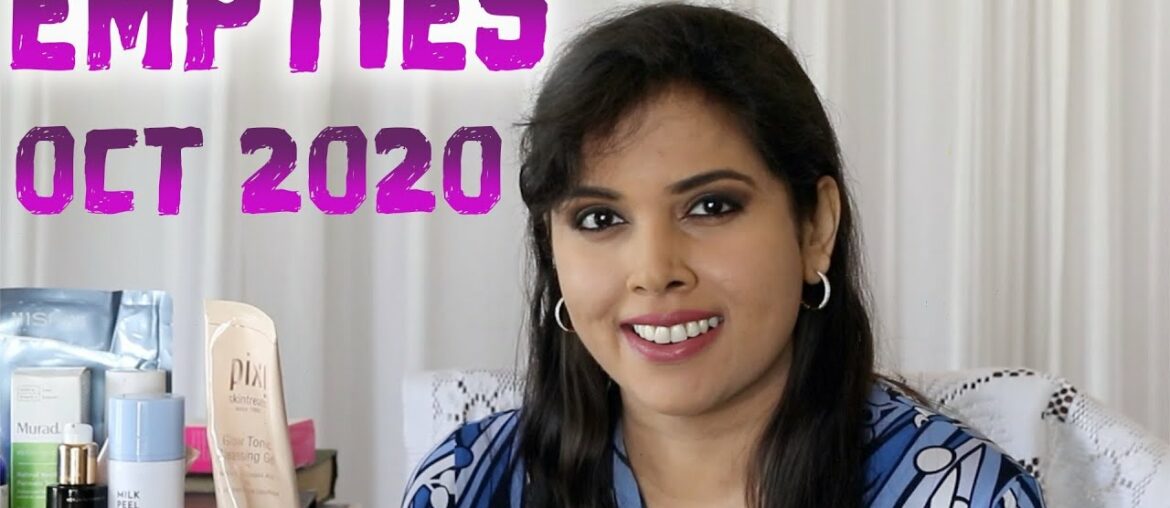 Beauty Empties October 2020: Project Pan X