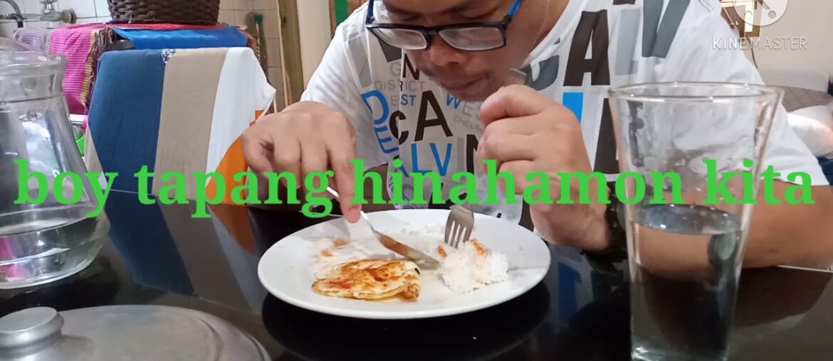 attention boy tapang breakfast mukbang challenge...