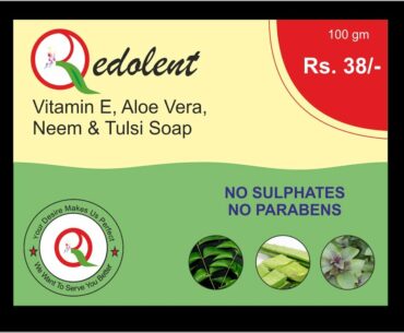Redolent Vitamin E, Aloe Vera, Neem & Tulsi Soap