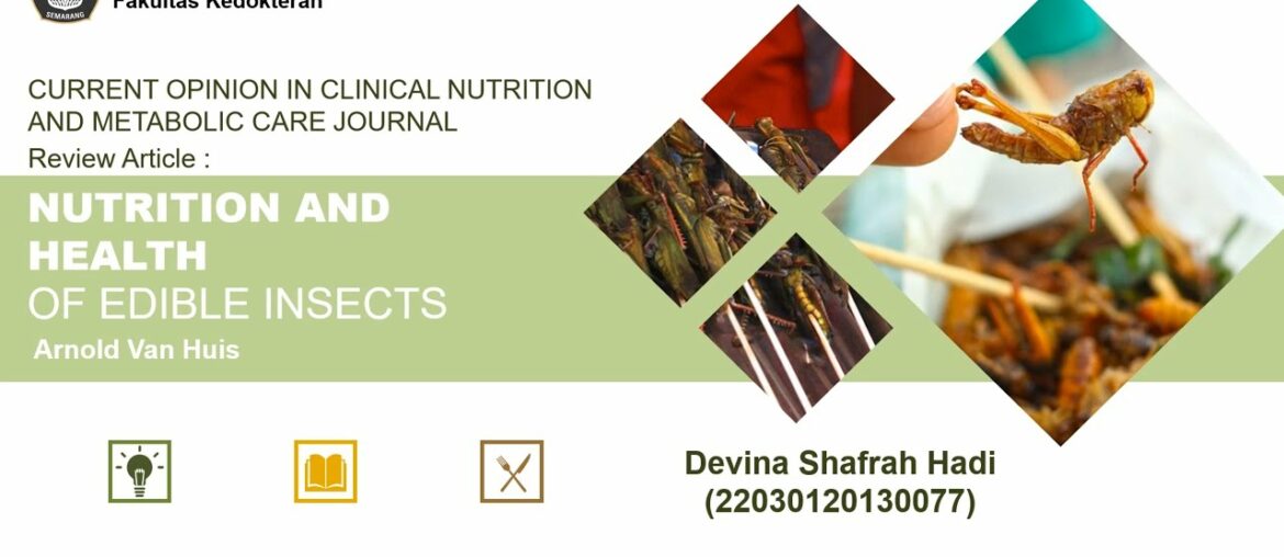 Nutrition and Health of Edible Insects