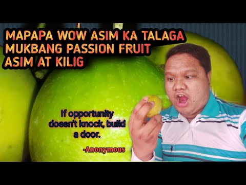 ASMR MUKBANG NUTRITIOUS PASSION FRUIT RICHEST IN VITAMIN C | PASSION FRUIT WITH SALT SOUR BUT TASTY