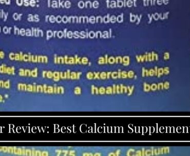 User Review: Best Calcium Supplement - 3 Bottles of BioCalth Calcium Threonate, 90 caplets (90...