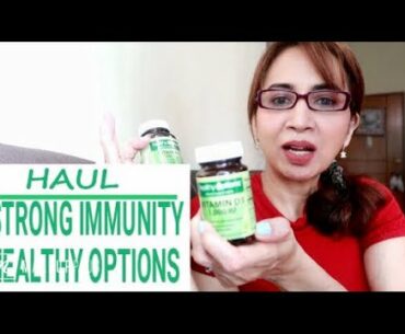 PAANO MAPALAKAS ANG IMMUNE |  HEALTHY OPTIONS HAUL | MGA MURANG VITAMINS & SUPPLEMENTS (VEGETARIAN)