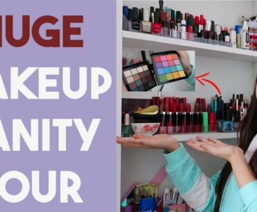 *HUGE* Makeup Vanity Tour 2020 *IN HINDI* | Heli Ved