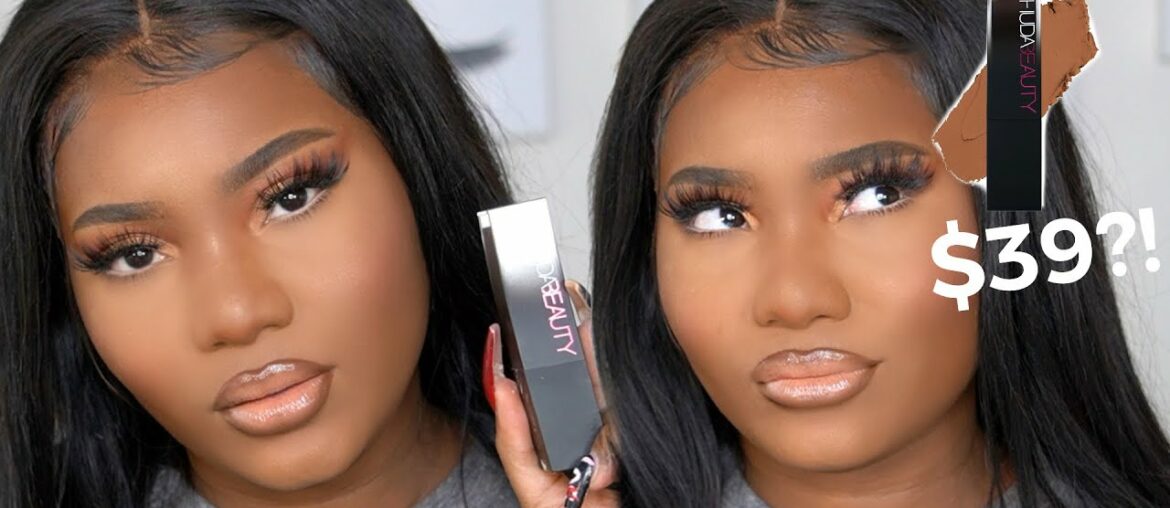 HUDA BEAUTY FAUX FILTER STICK FOUNDATION 1ST IMPRESSIONS | Raquelle Lynnette