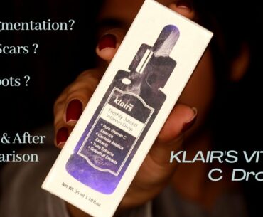EVERYTHING you need to know about VITAMIN C |KLAIR'S VITAMIN C REVIEW| Komal Bahal #vitaminc#klairs