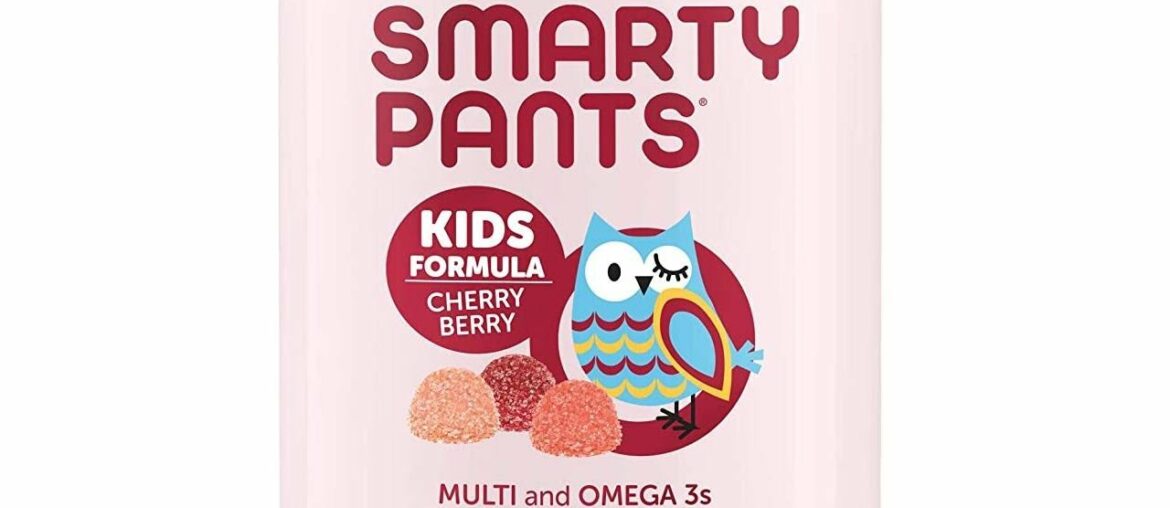 Daily Gummy Multivitamin Kids Cherry Berry: Vitamin C, D3, & Zinc for Immunity, Biotin, Omega 3 Fis