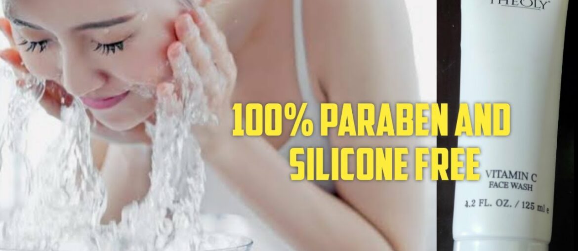 THEOLY Vitamin C Face Wash ll PARABEN Silicone Artificial colour 100% free from Refines skin Texture