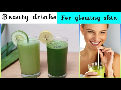 GREEN BEAUTY DRINK - acne , pimples ,skin whitening, glowing and clear skin.|Nature's Beauty Book|