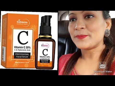 StBotanica Vitamin C Facial Serum my Honest review.