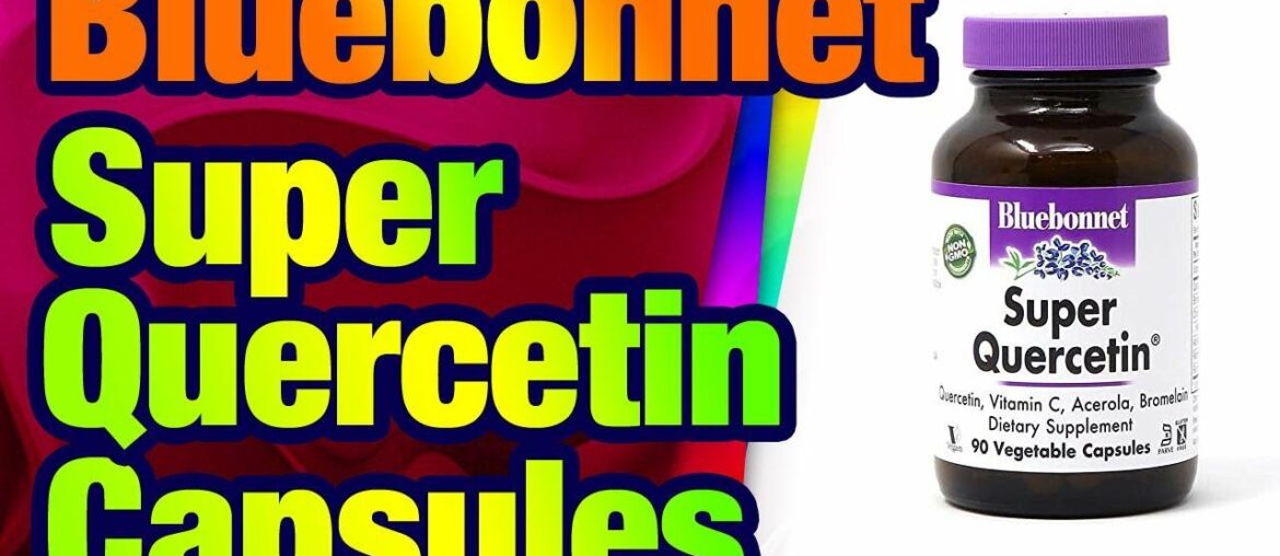 Bluebonnet BB-553 Nutrition Super Quercetin Vegetable Capsules, Vitamin C Formula, Best fo